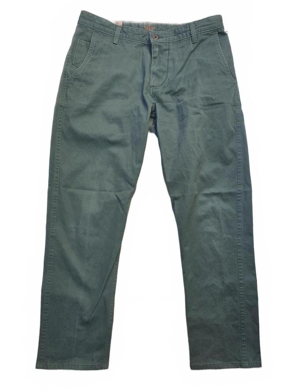 Dockers Men's Alph(a) Collection Khaki Green Straight Leg Cotton 31/28